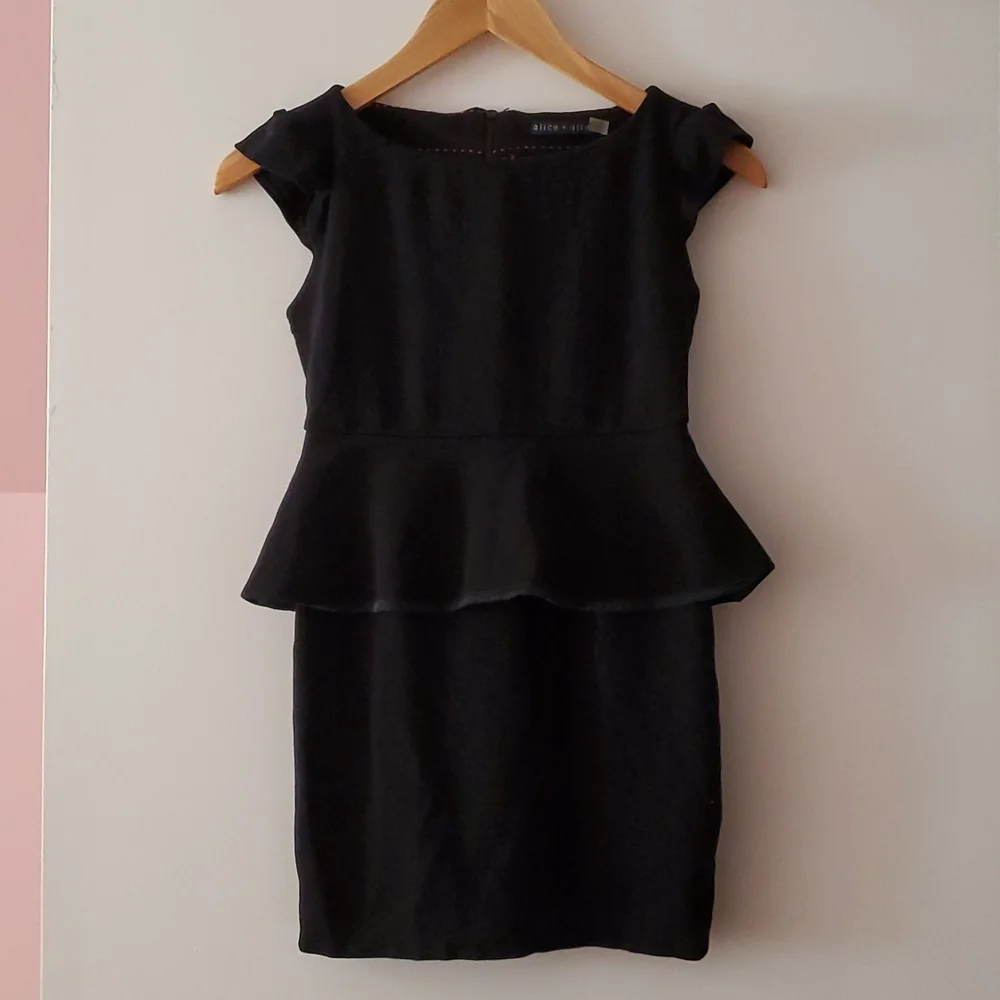 Alice + Olivia Peplum Mini Dress - Picture 4 of 12